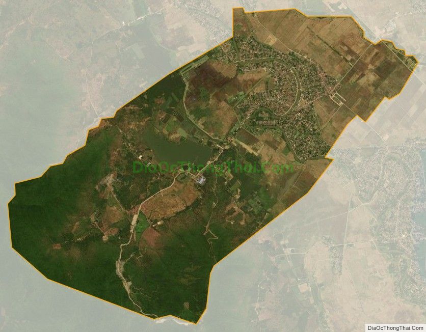 Bản đồ vệ tinh xã Tân Ninh (cũ), huyện Triệu Sơn
