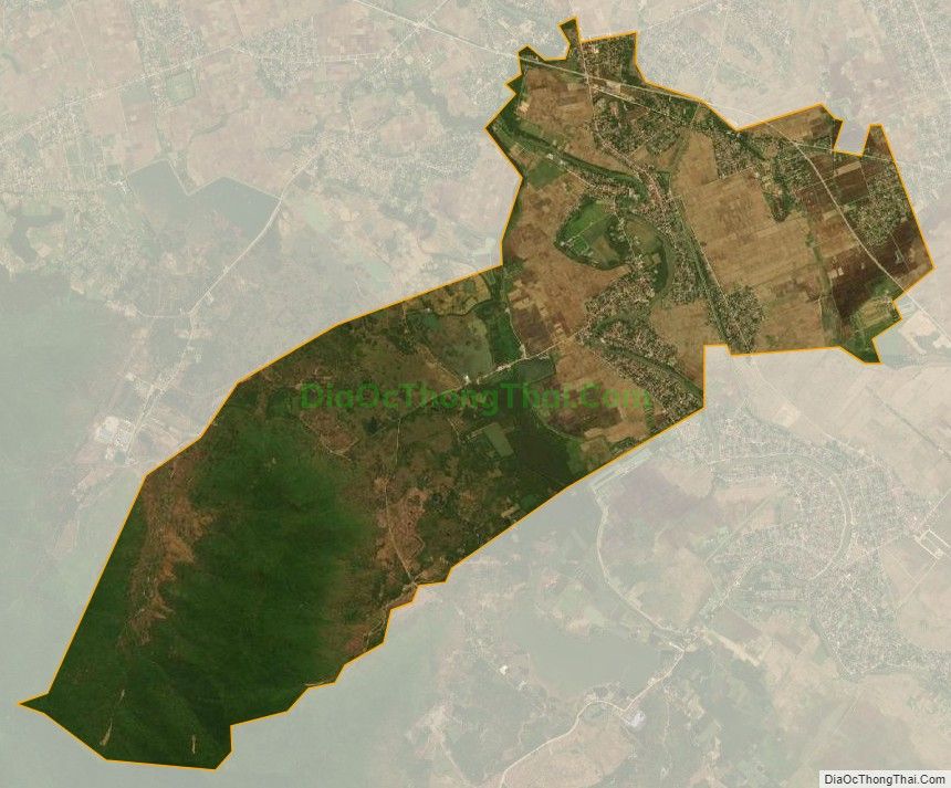 Bản đồ vệ tinh xã Thái Hòa, huyện Triệu Sơn