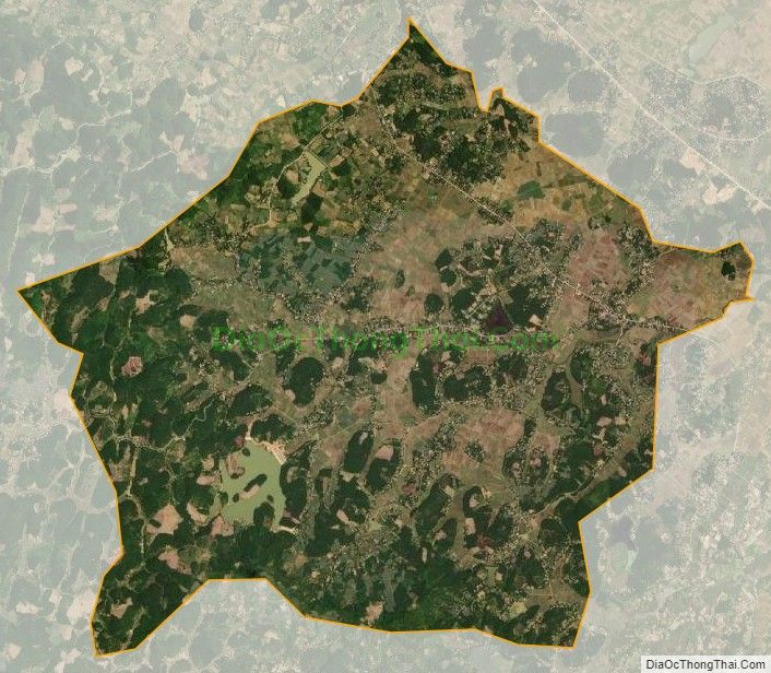 Bản đồ vệ tinh xã Thọ Bình, huyện Triệu Sơn