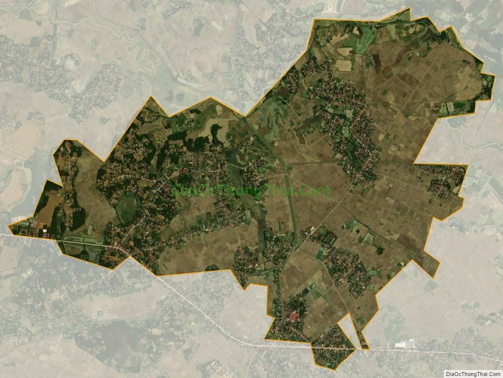 Bản đồ vệ tinh xã Thọ Ngọc, huyện Triệu Sơn