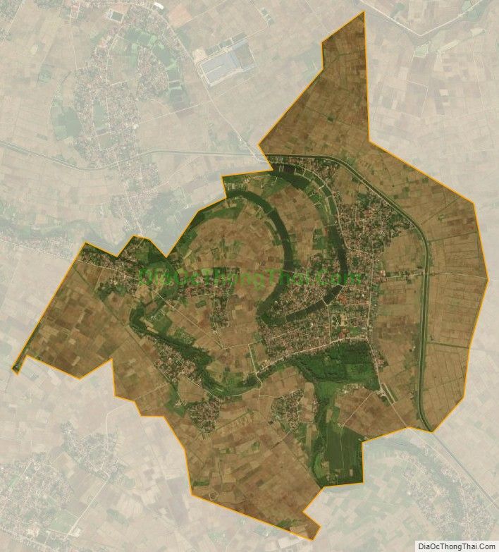 Bản đồ vệ tinh xã Thọ Phú, huyện Triệu Sơn