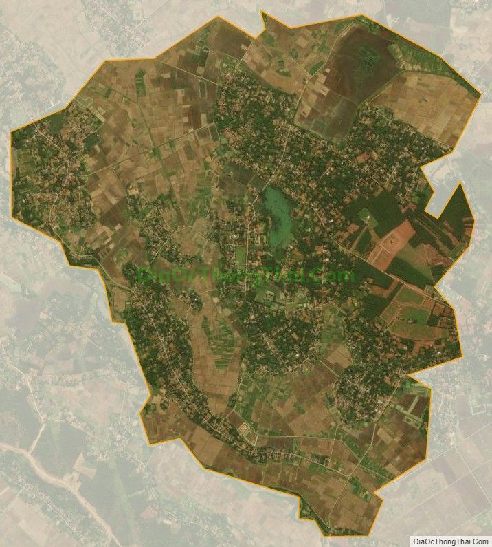Bản đồ vệ tinh xã Thọ Tân, huyện Triệu Sơn