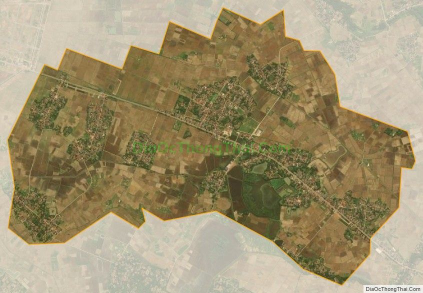 Bản đồ vệ tinh xã Thọ Thế, huyện Triệu Sơn