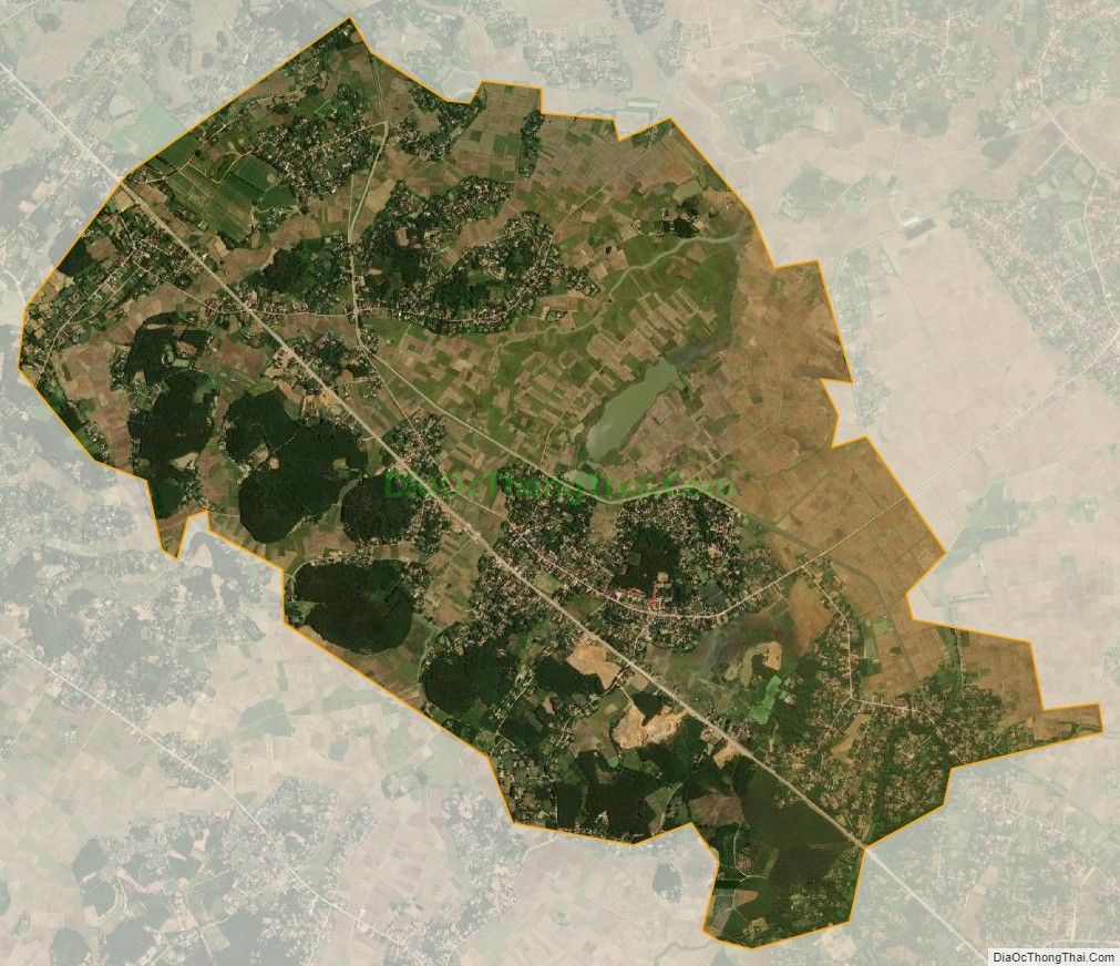 Bản đồ vệ tinh xã Thọ Tiến, huyện Triệu Sơn