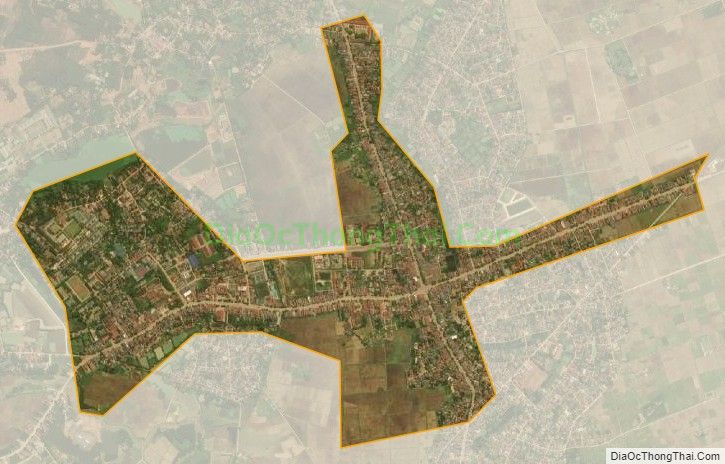 Bản đồ vệ tinh Thị trấn Triệu Sơn, huyện Triệu Sơn