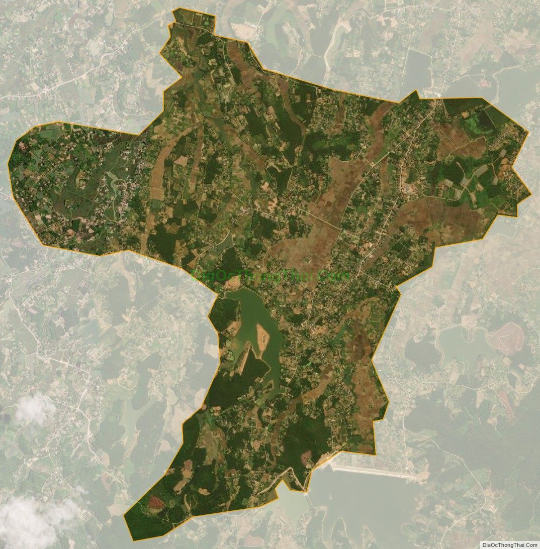 Bản đồ vệ tinh xã Triệu Thành, huyện Triệu Sơn