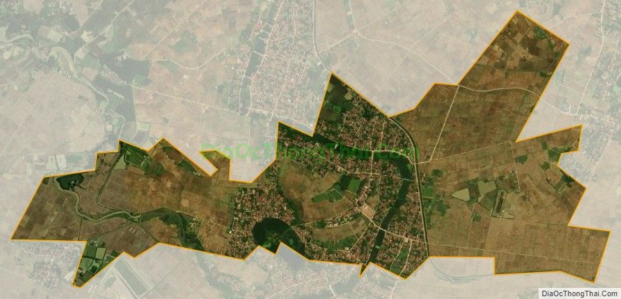 Bản đồ vệ tinh xã Xuân Lộc, huyện Triệu Sơn