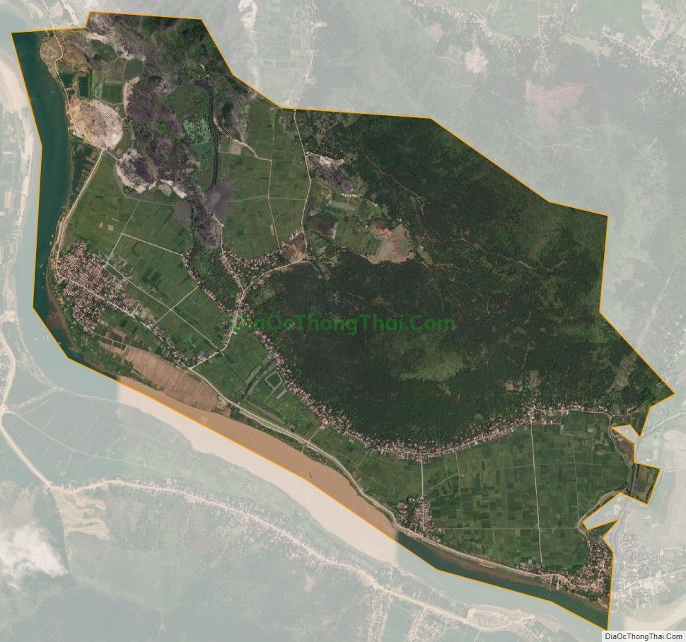 Bản đồ vệ tinh xã Vĩnh An, huyện Vĩnh Lộc