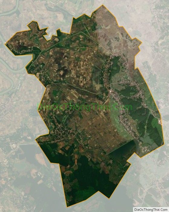 Bản đồ vệ tinh xã Vĩnh Hưng, huyện Vĩnh Lộc