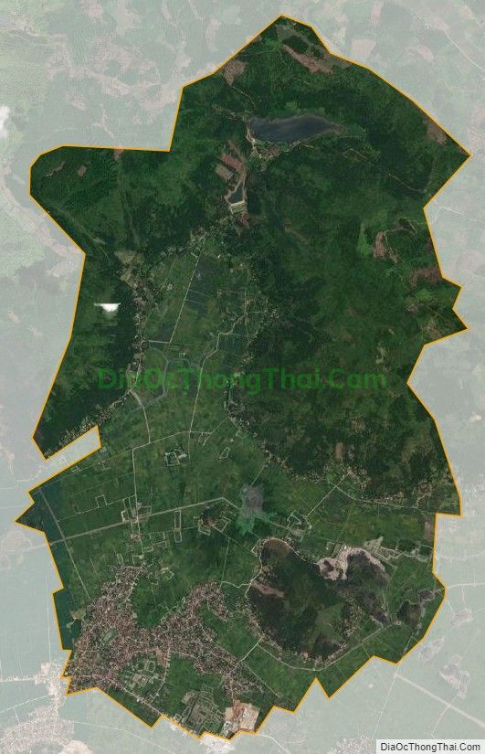 Bản đồ vệ tinh xã Vĩnh Thịnh, huyện Vĩnh Lộc