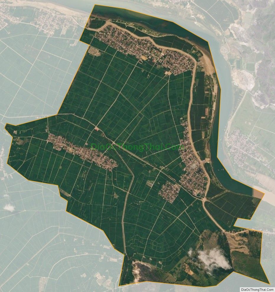 Bản đồ vệ tinh xã Định Tiến, huyện Yên Định