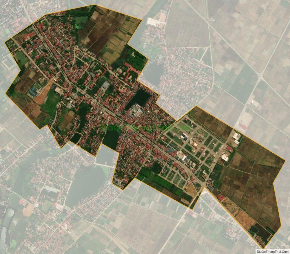 Bản đồ vệ tinh Thị trấn Quán Lào, huyện Yên Định