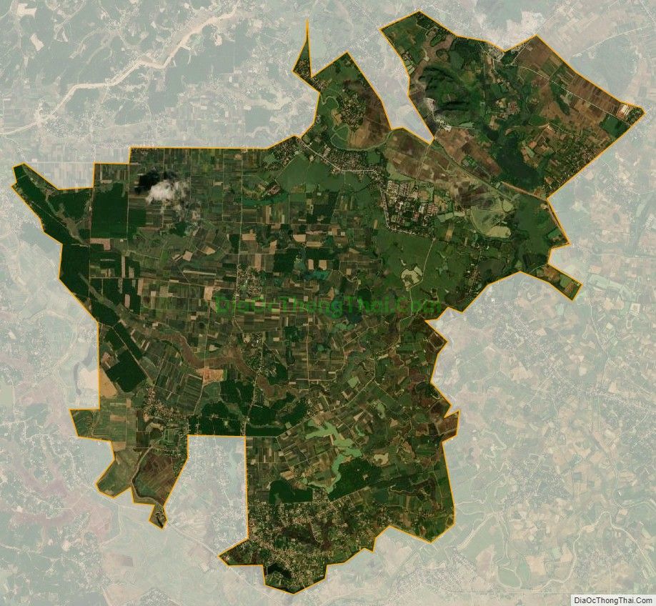 Bản đồ vệ tinh Thị trấn Thống Nhất, huyện Yên Định