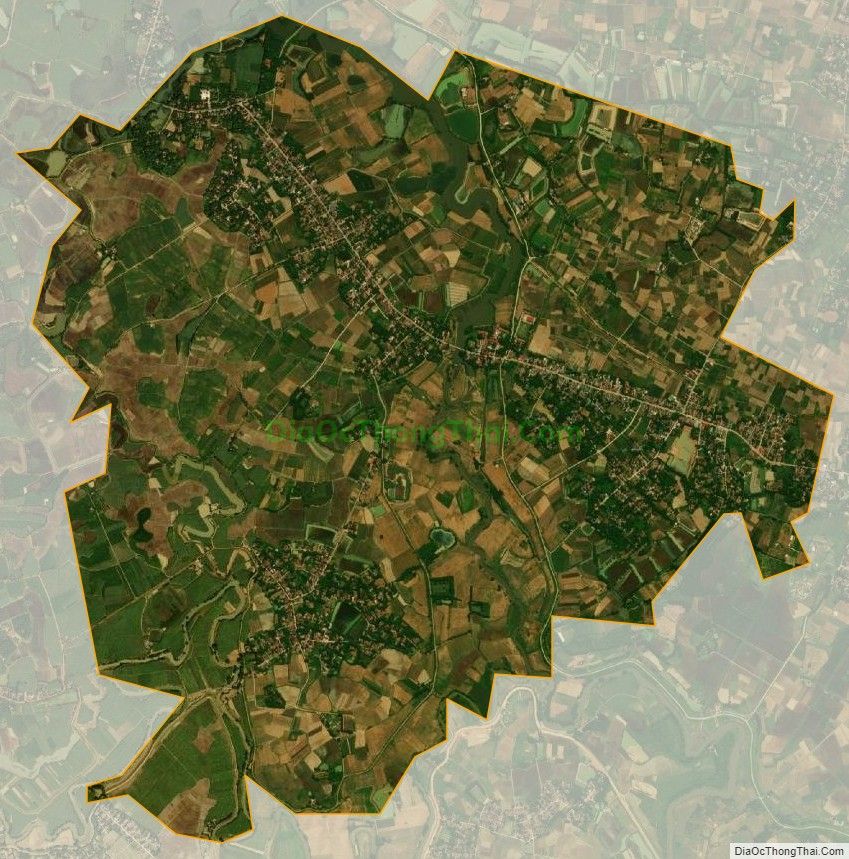 Bản đồ vệ tinh xã Yên Giang (cũ), huyện Yên Định