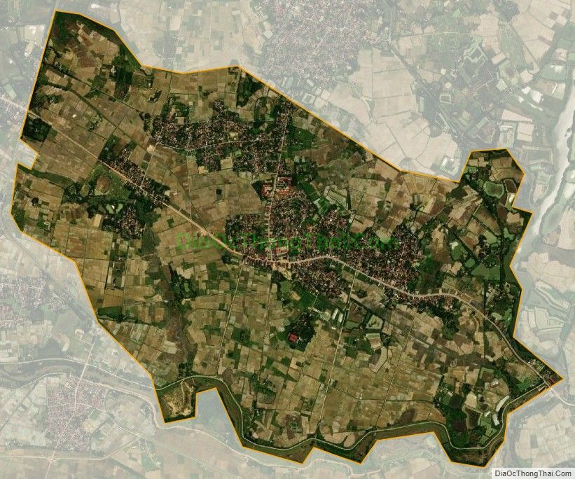 Bản đồ vệ tinh xã Yên Lạc, huyện Yên Định