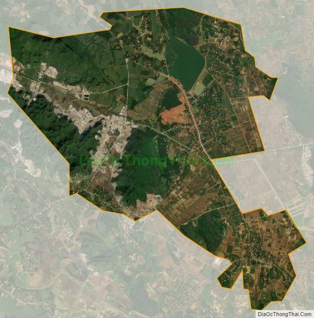 Bản đồ vệ tinh thị trấn Yên Lâm, huyện Yên Định