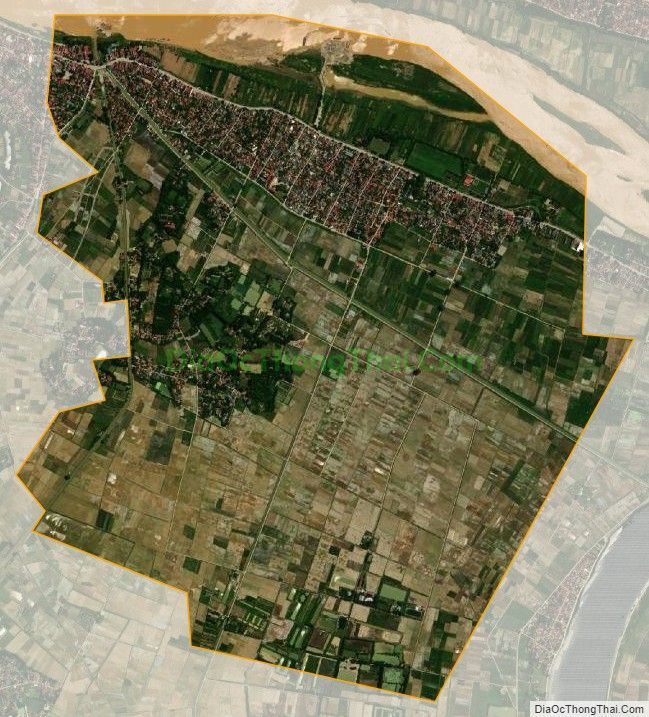 Bản đồ vệ tinh xã Yên Phong, huyện Yên Định