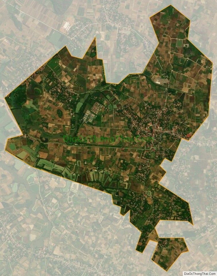 Bản đồ vệ tinh xã Yên Tâm, huyện Yên Định