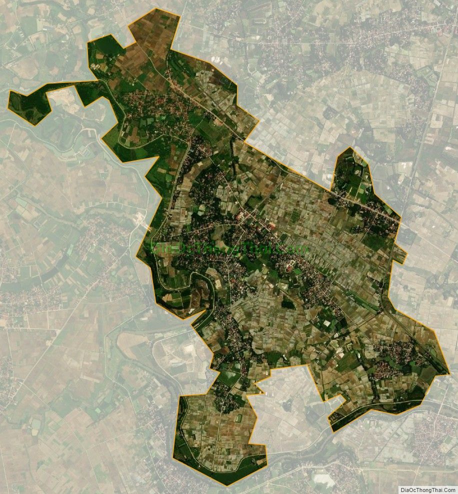 Bản đồ vệ tinh xã Yên Thịnh, huyện Yên Định
