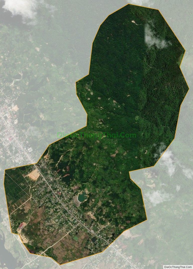 Bản đồ vệ tinh xã A Ngo, huyện A Lưới