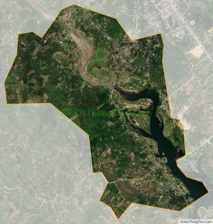 Bản đồ vệ tinh xã Hồng Quảng (cũ), huyện A Lưới