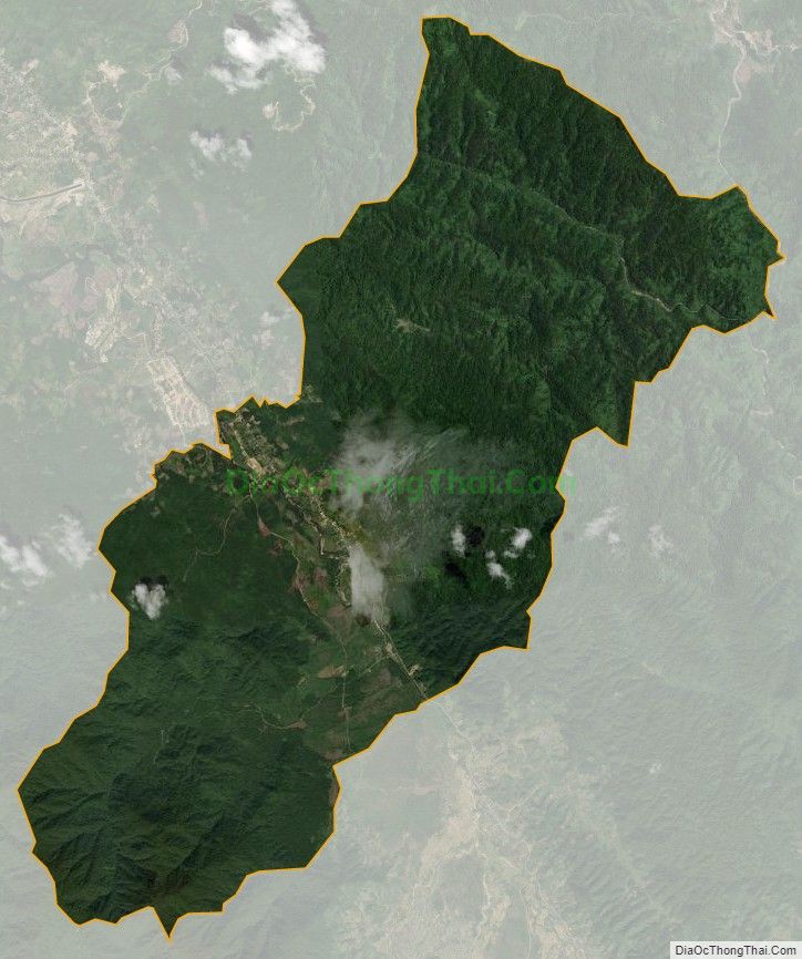 Bản đồ vệ tinh xã Hương Phong, huyện A Lưới