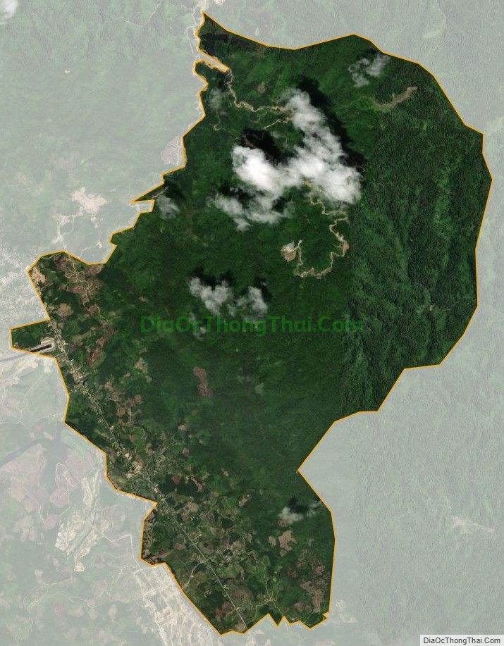 Bản đồ vệ tinh xã Phú Vinh, huyện A Lưới