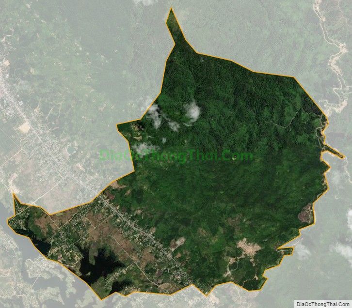 Bản đồ vệ tinh xã Sơn Thủy, huyện A Lưới