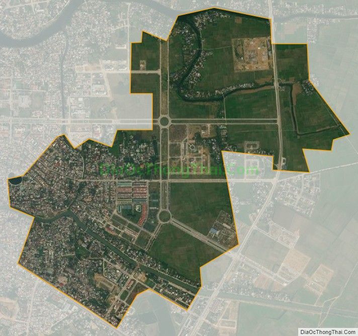 Bản đồ vệ tinh phường An Đông, thành phố Huế
