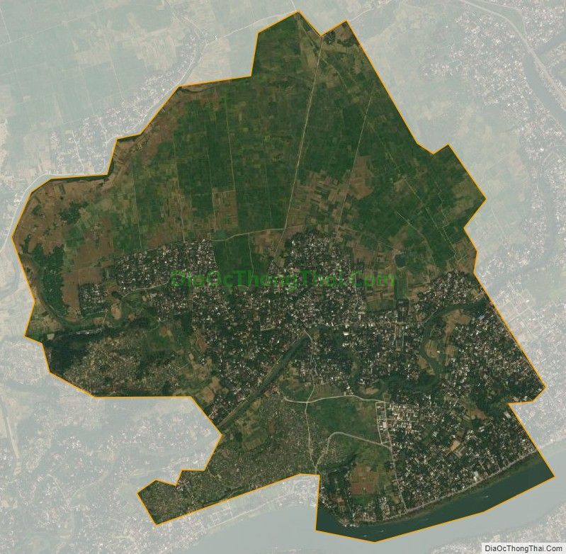 Bản đồ vệ tinh phường Hương Long, thành phố Huế