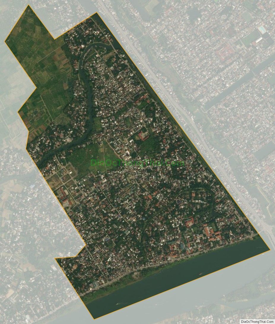 Bản đồ vệ tinh phường Kim Long, thành phố Huế