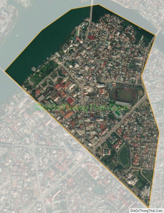 Bản đồ vệ tinh phường Phú Hội, thành phố Huế