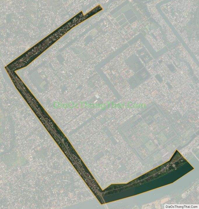 Bản đồ vệ tinh phường Phú Thuận (cũ), thành phố Huế