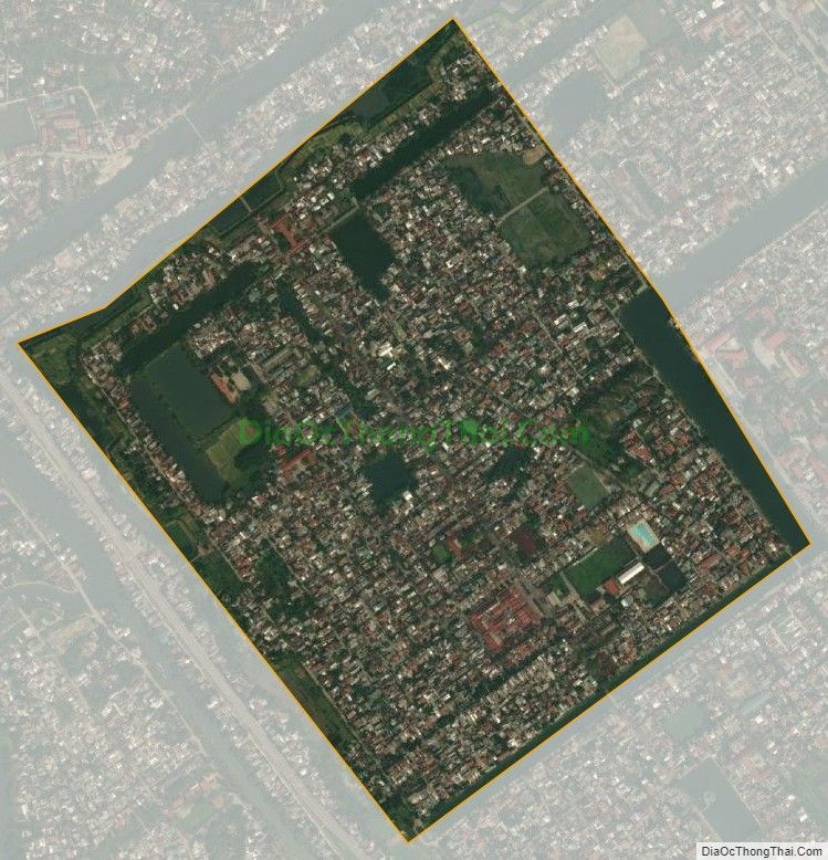 Bản đồ vệ tinh phường Tây Lộc, thành phố Huế