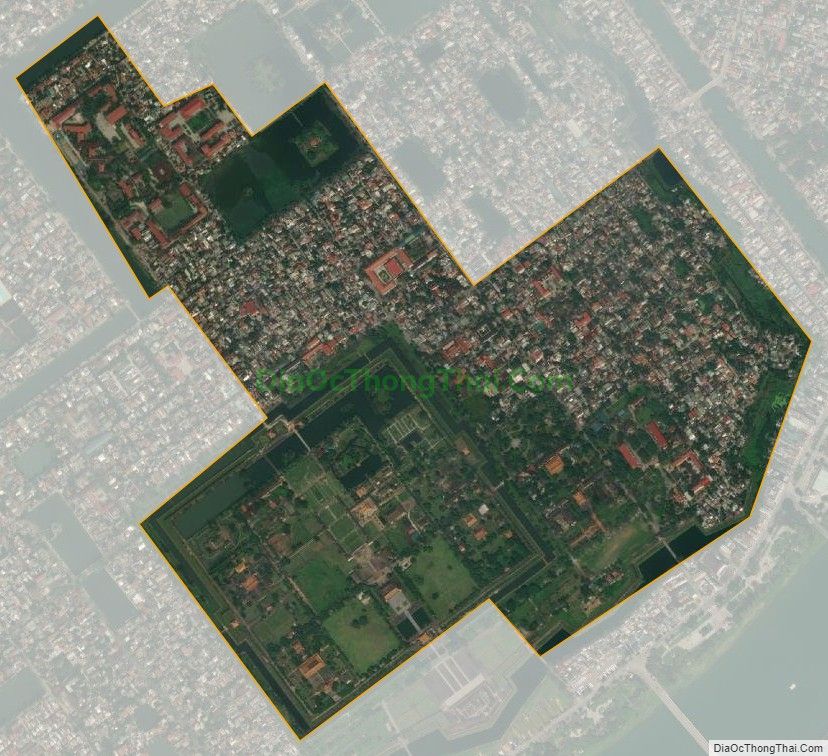 Bản đồ vệ tinh phường Thuận Thành (cũ), thành phố Huế