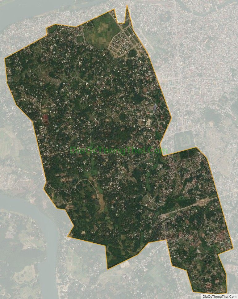 Bản đồ vệ tinh phường Thủy Xuân, thành phố Huế