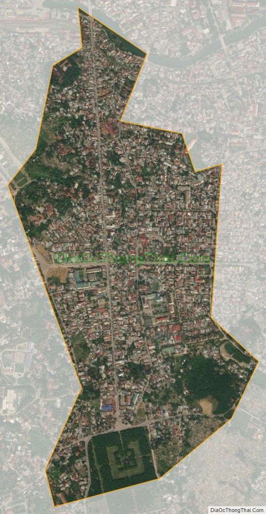 Bản đồ vệ tinh phường Trường An, thành phố Huế