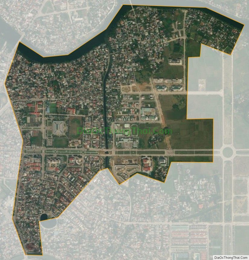 Bản đồ vệ tinh phường Xuân Phú, thành phố Huế