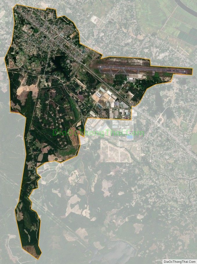 Bản đồ vệ tinh phường Phú Bài, thị xã Hương Thủy