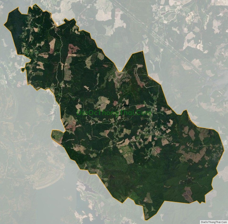 Bản đồ vệ tinh xã Phú Sơn, thị xã Hương Thủy