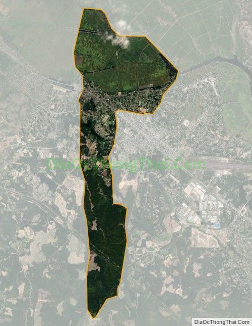 Bản đồ vệ tinh phường Thủy Châu, thị xã Hương Thủy