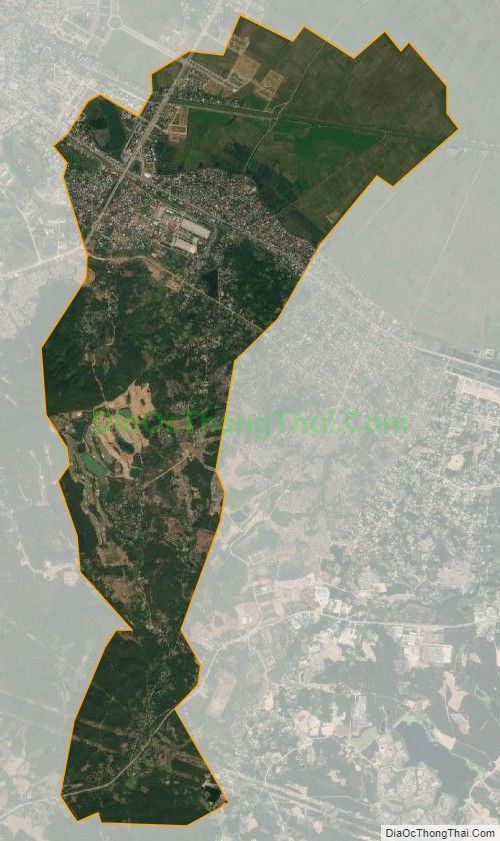 Bản đồ vệ tinh phường Thủy Dương, thị xã Hương Thủy