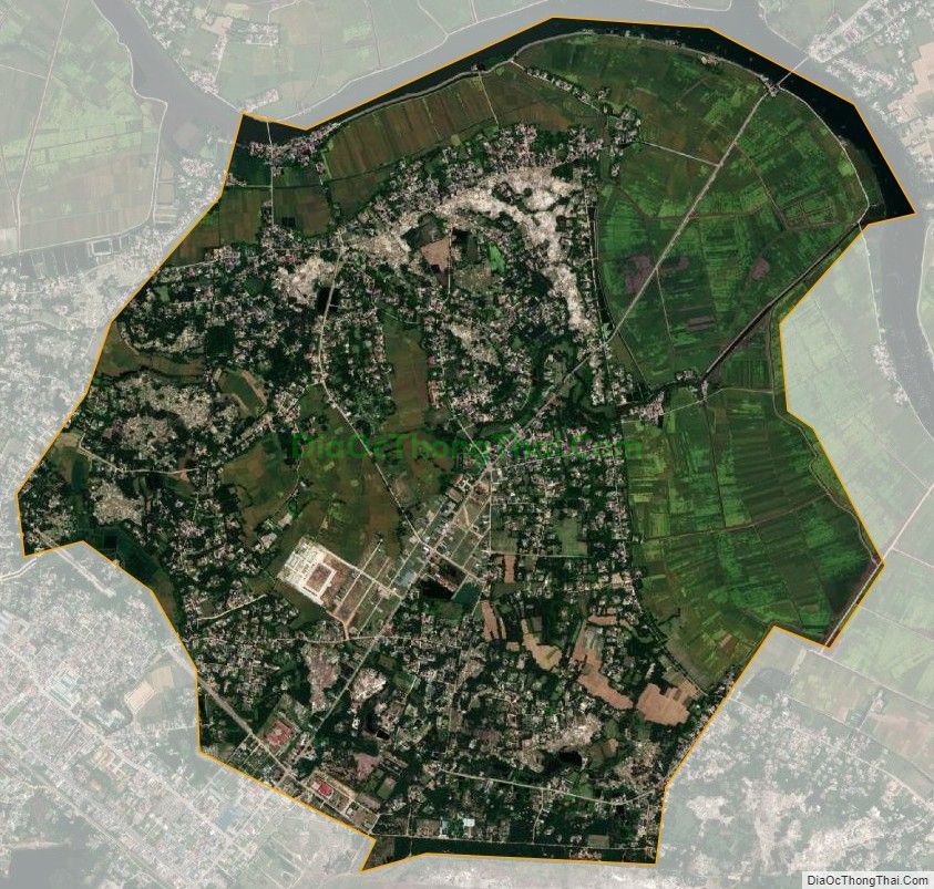 Bản đồ vệ tinh phường Thủy Lương, thị xã Hương Thủy