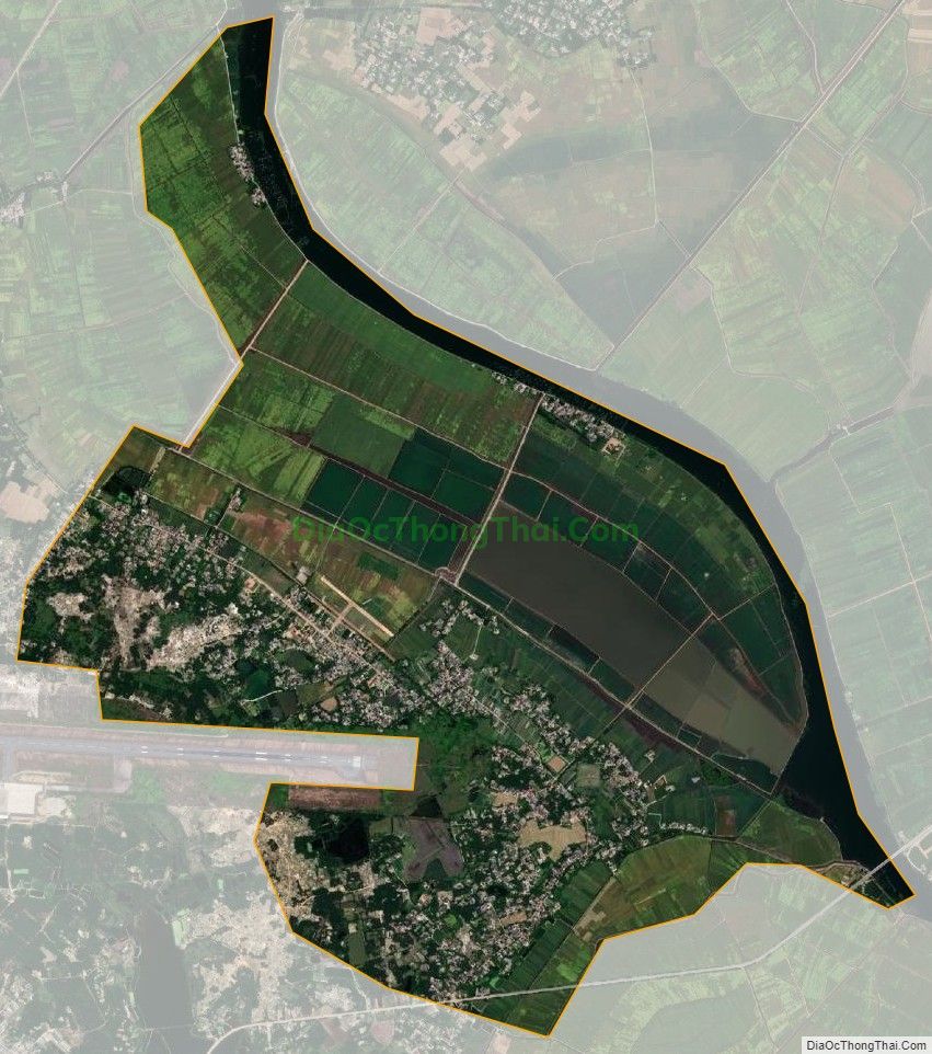 Bản đồ vệ tinh xã Thủy Tân, thị xã Hương Thủy