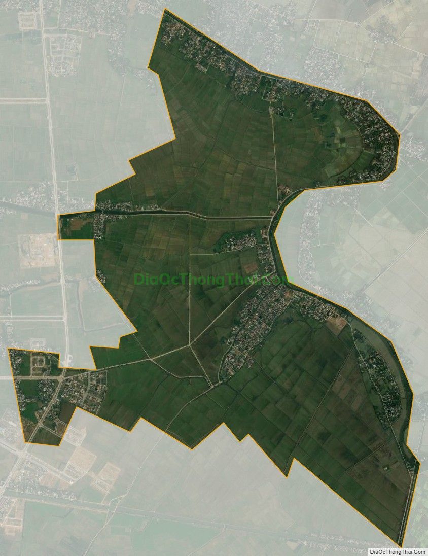 Bản đồ vệ tinh xã Thủy Thanh, thị xã Hương Thủy