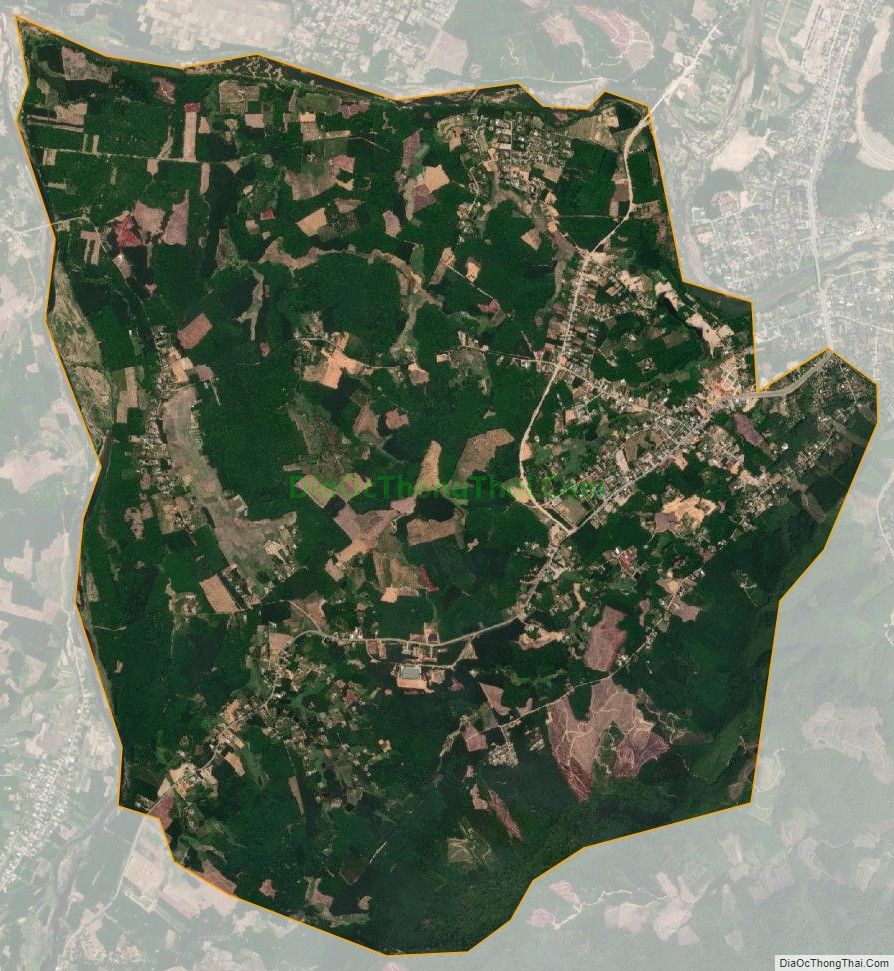 Bản đồ vệ tinh xã Hương Hòa (cũ), huyện Nam Đông