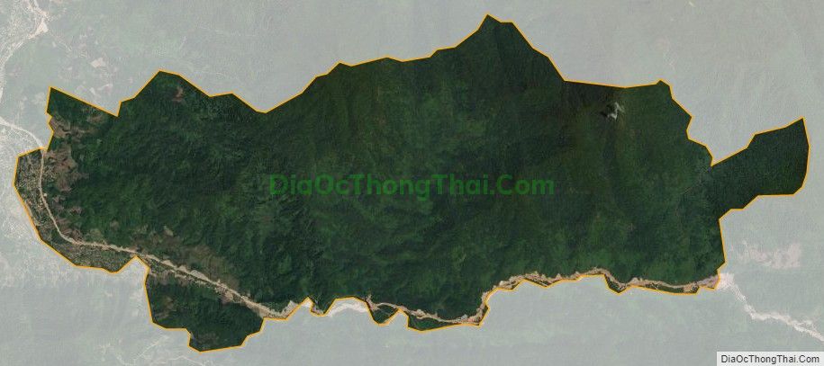 Bản đồ vệ tinh xã Hương Lộc, huyện Nam Đông
