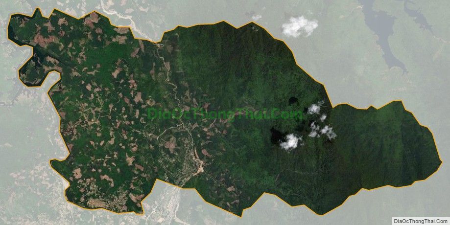 Bản đồ vệ tinh xã Hương Phú, huyện Nam Đông