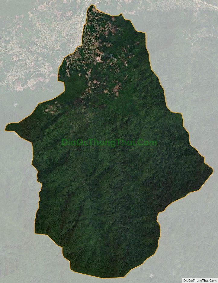 Bản đồ vệ tinh xã Thượng Nhật, huyện Nam Đông