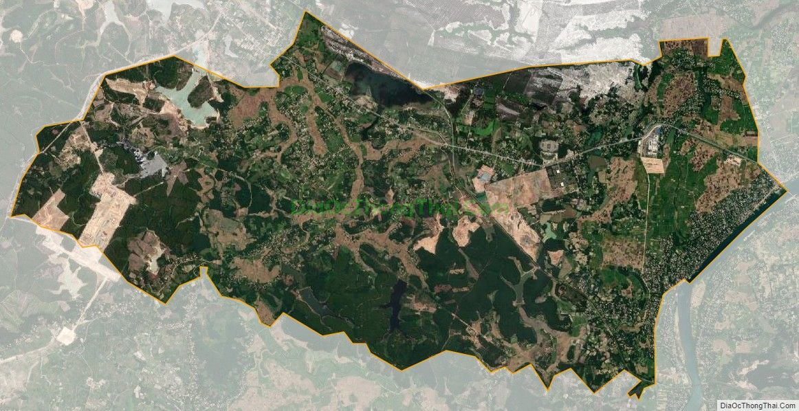 Bản đồ vệ tinh xã Phong An, huyện Phong Điền